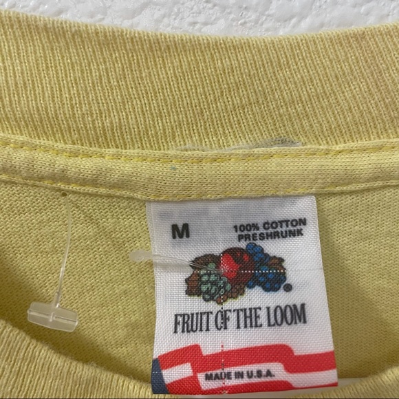 Oliver North for President shirt yellow vtg rare - Picture 11 of 11